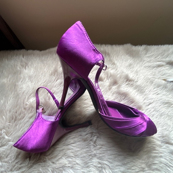 Aldo Purple Peep toe sandals 👡 - Picture 2 of 4